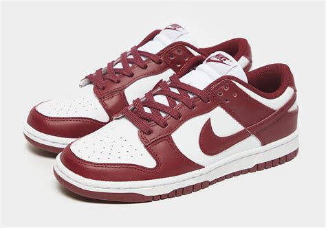 nike dunks dark red|nike dunks low red men.